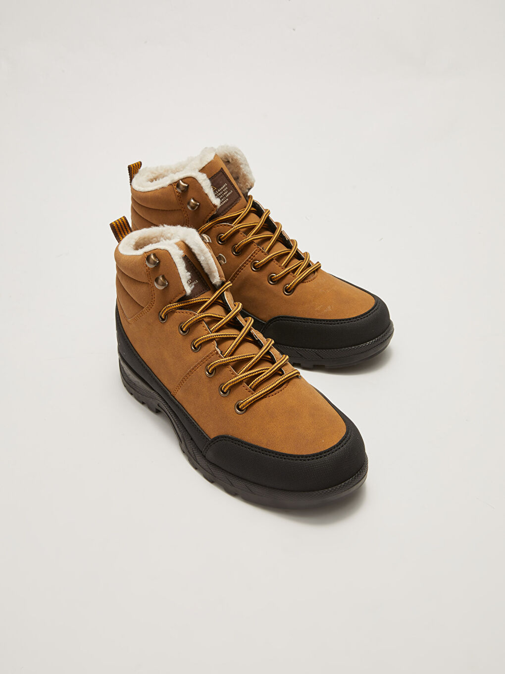 LCW STEPS Shearling Lace-Up Men's Trekking Boots -W1DB55Z8-DCJ