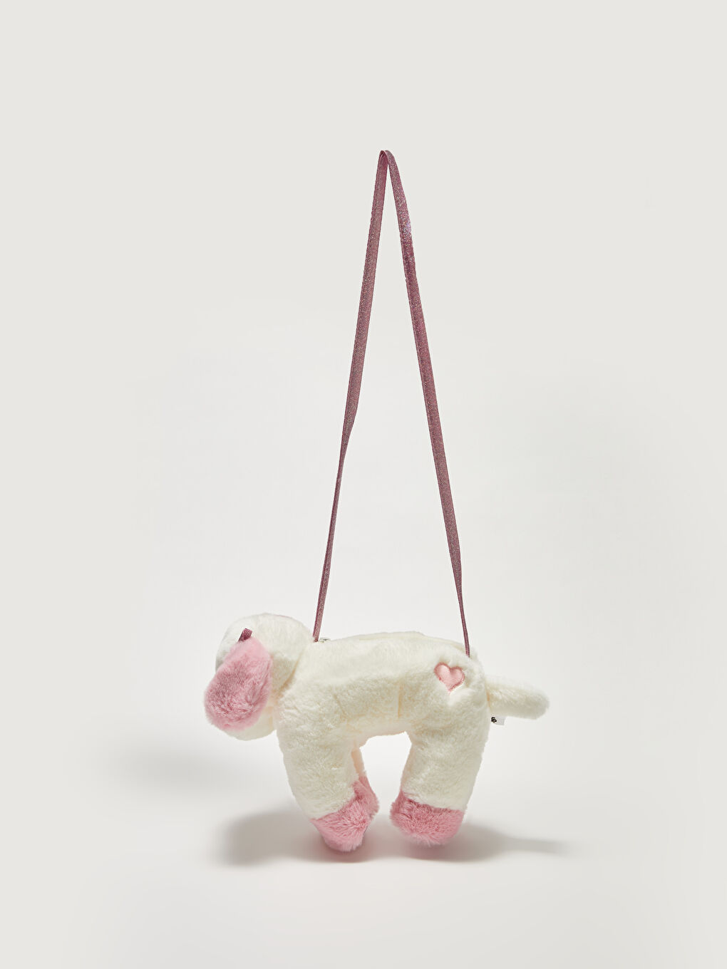 Sac bandoulière en peluche avec motif animal 3D pour filles-2