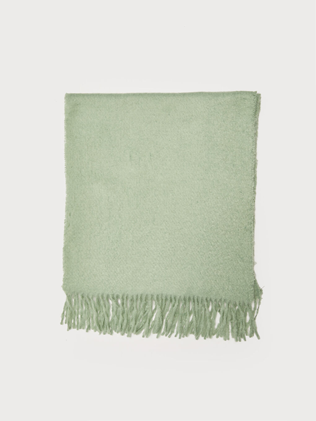 Plain Tasseled Women's Scarf-3