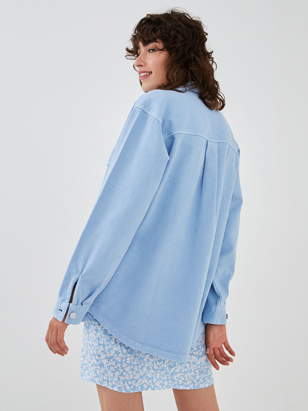 Langarm Basic Jacke für Damen-11