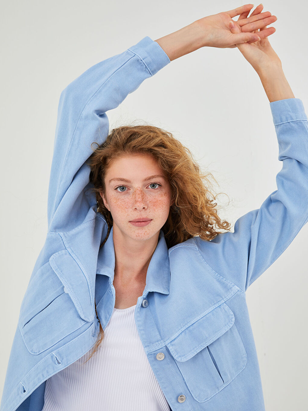 Langarm Basic Jacke für Damen-2