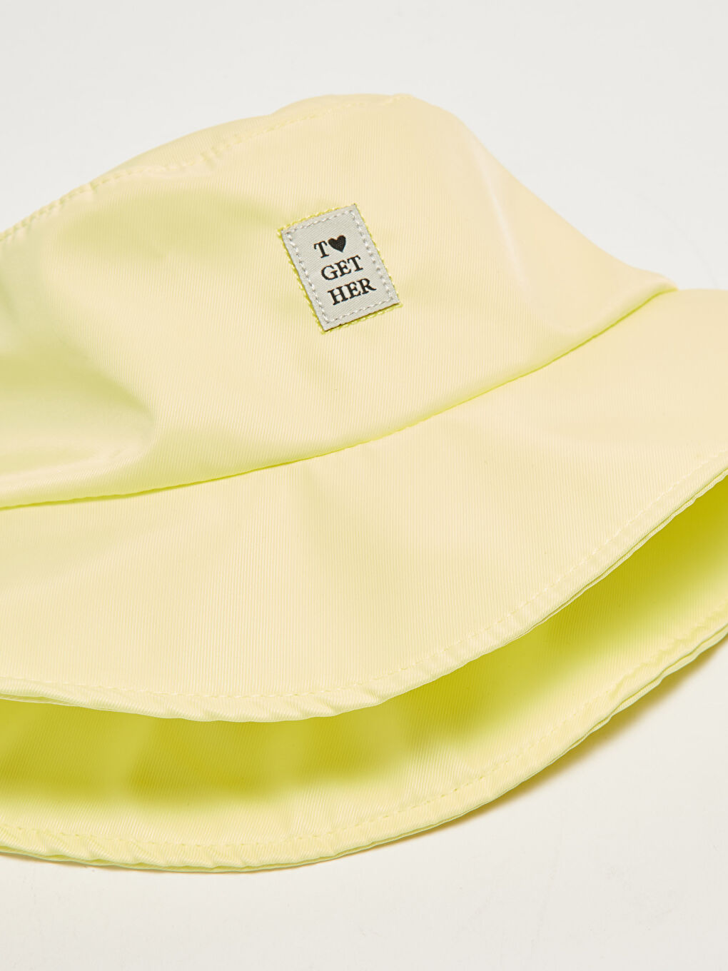 Sarı Baskılı Kız Çocuk Bucket Şapka-2