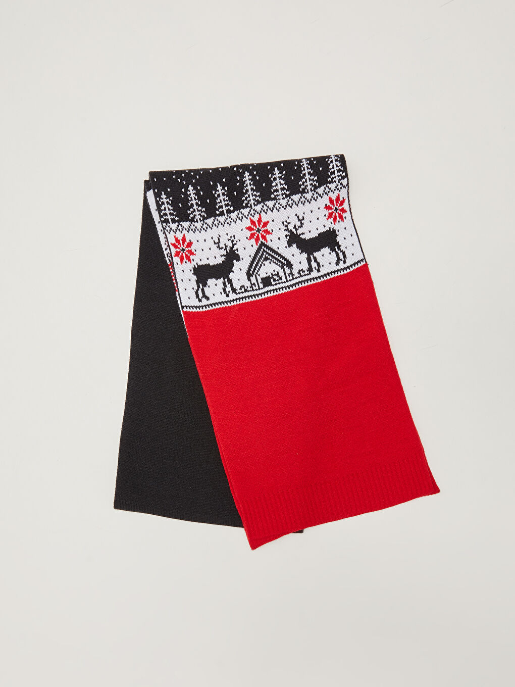 Рождественский Трикотажный Шарф Для Мальчика-1