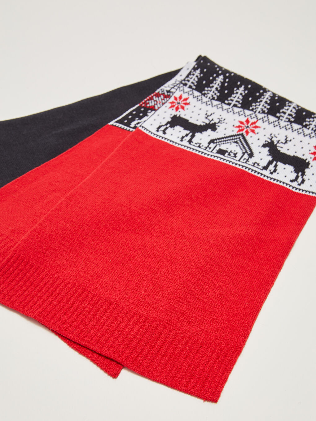 Рождественский Трикотажный Шарф Для Мальчика-2