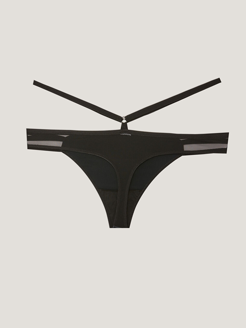 LCW DREAM Plain Satin Fantasy Thong Panties -W1DE11Z8-CVL