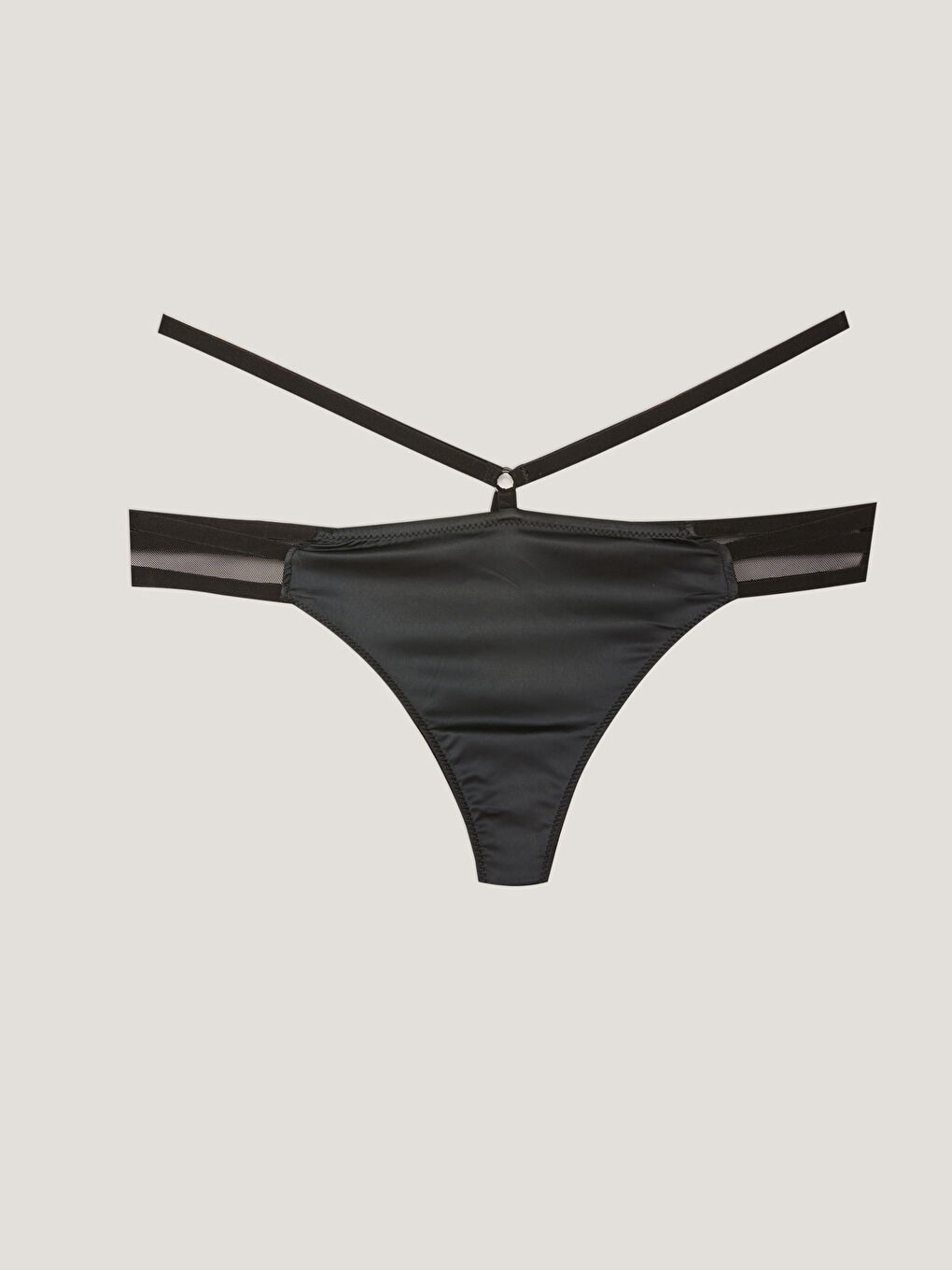 LCW DREAM Plain Satin Fantasy Thong Panties -W1DE11Z8-CVL