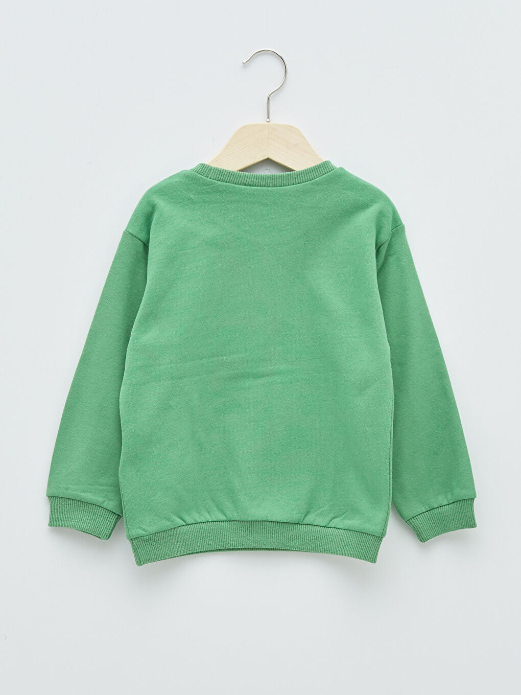 Світшот для хлопчиків з круглим вирізом горловини, довгими рукавами та принтом-1