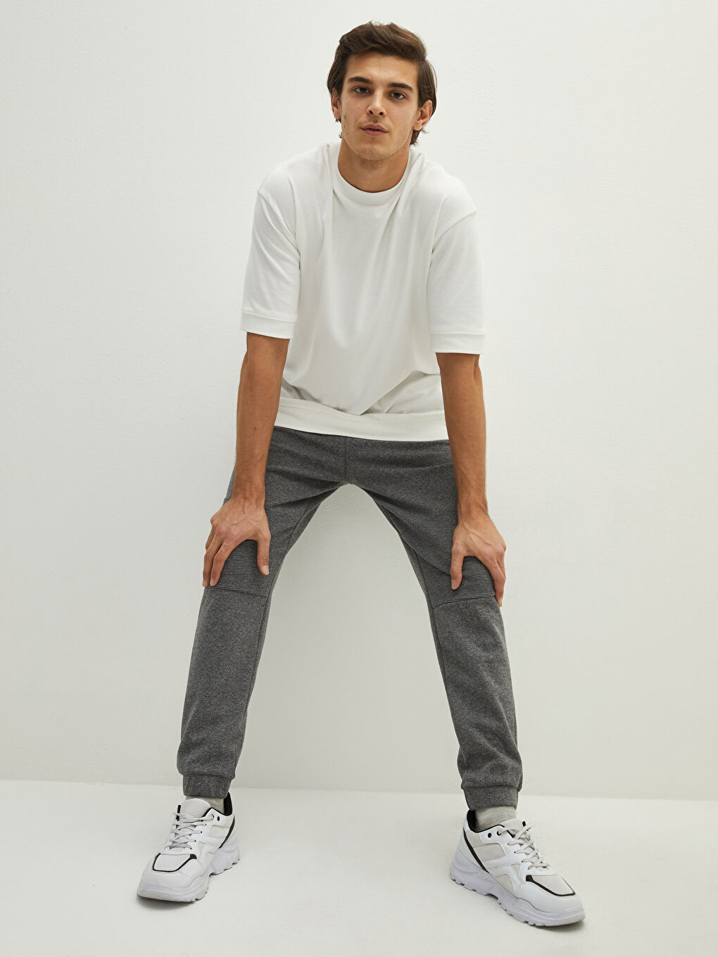 Antrasit Slim Fit Erkek Jogger Eşofman Altı