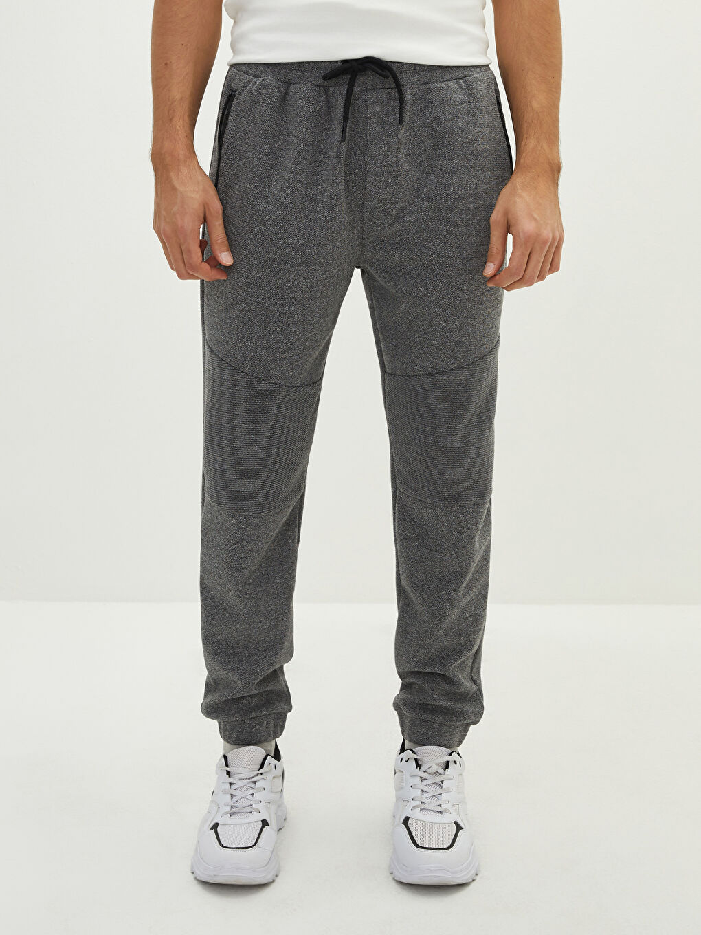 Antrasit Slim Fit Erkek Jogger Eşofman Altı-3