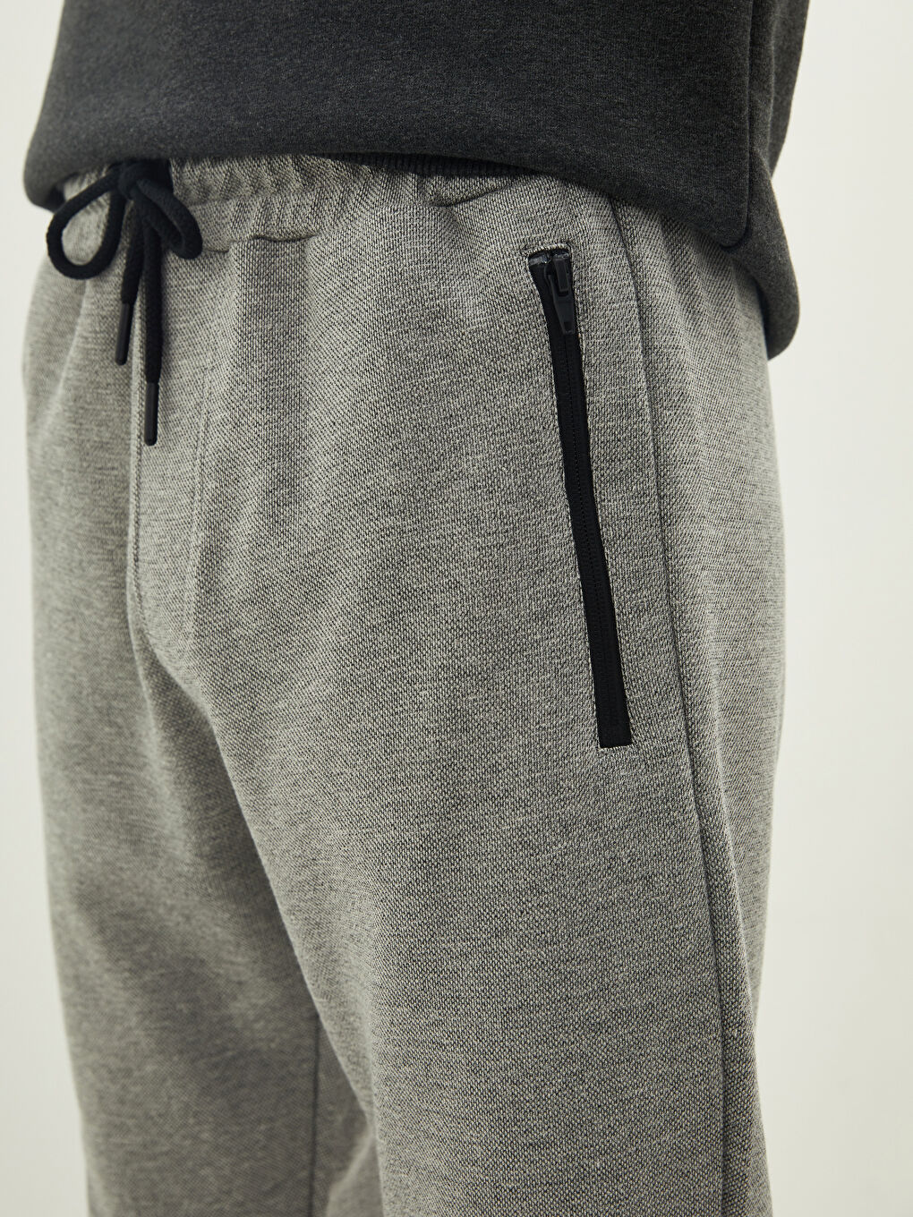 Gri Slim Fit Erkek Jogger Eşofman Altı-2