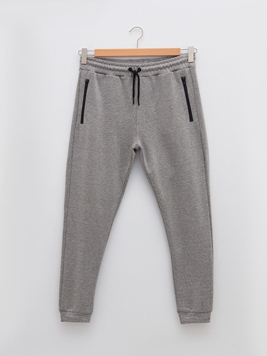 Gri Slim Fit Erkek Jogger Eşofman Altı-5