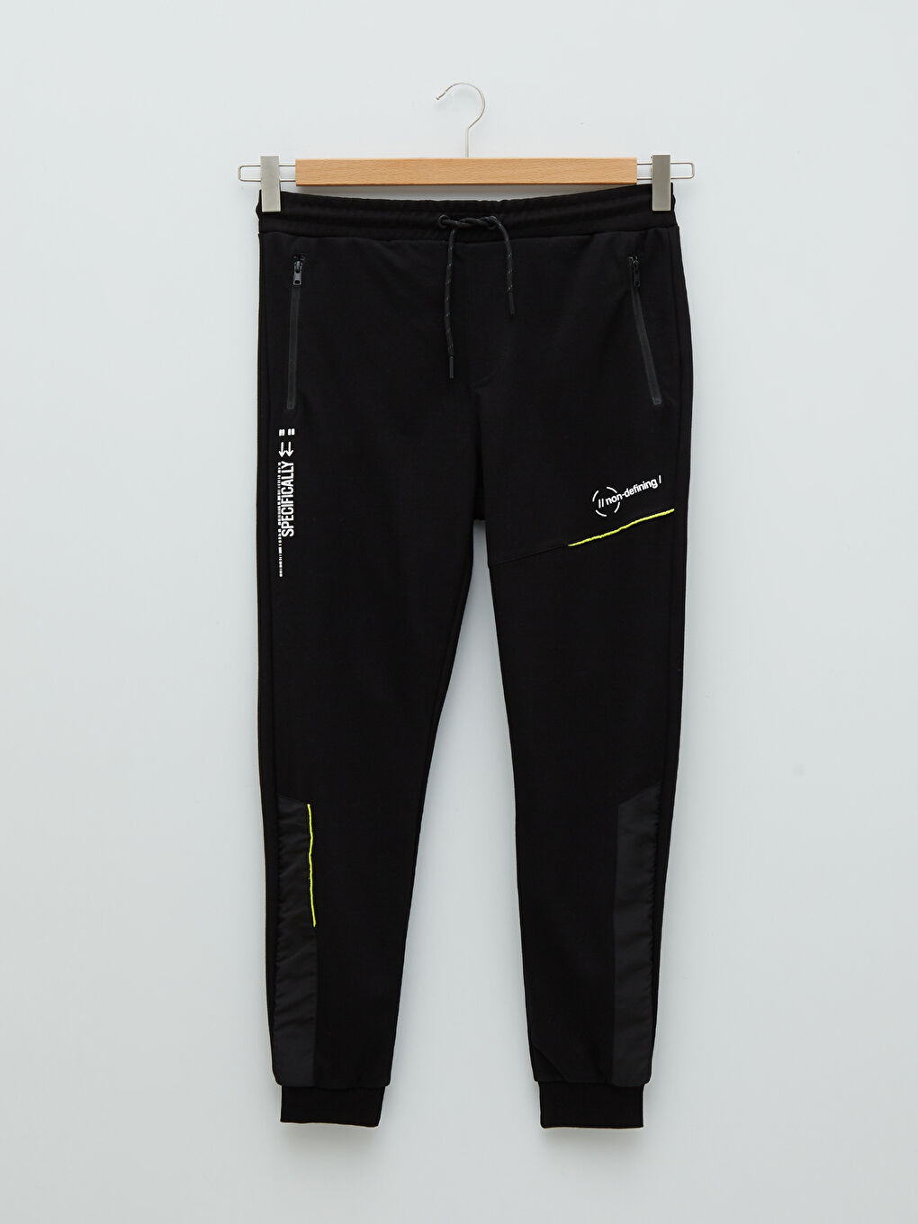 Siyah Slim Fit Erkek Jogger Eşofman Altı-6