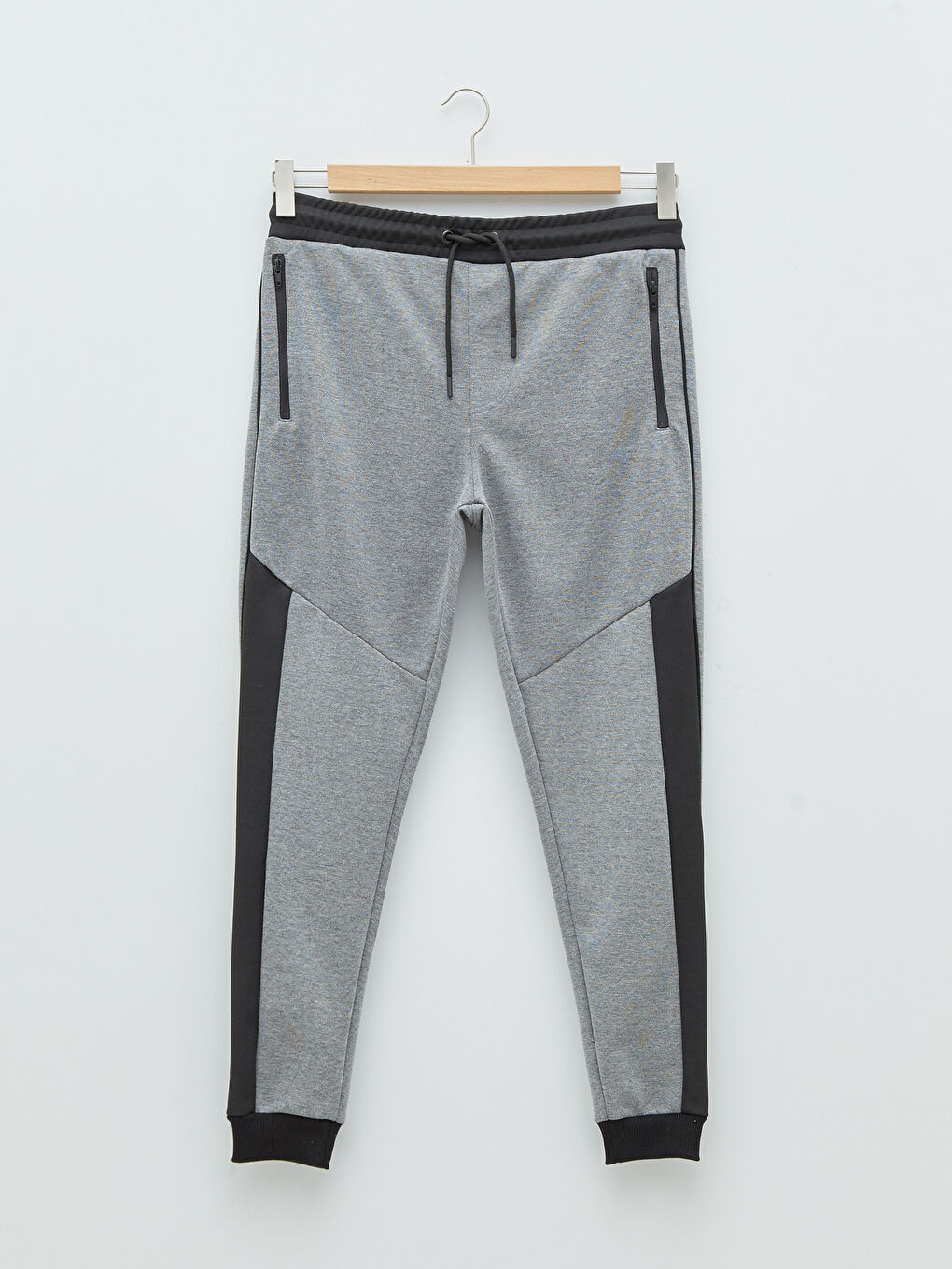 ерлерге арналған тар пішім джоггер спорттық шалбары-5