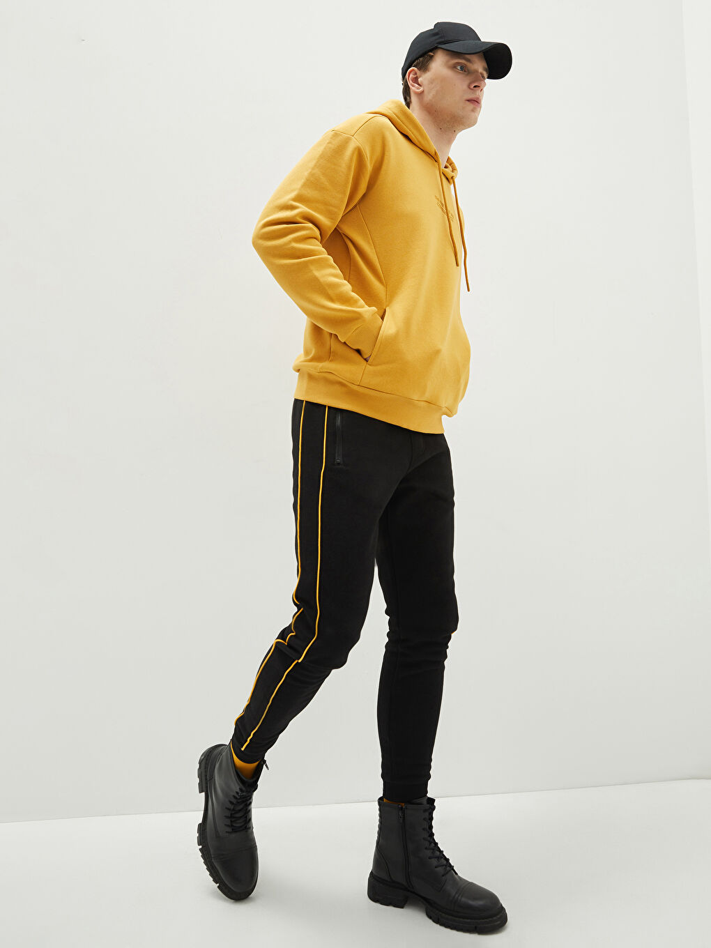 XSIDE Slim Fit Erkek Kalın Jogger Eşofman Altı -W1DF00Z8-CVL