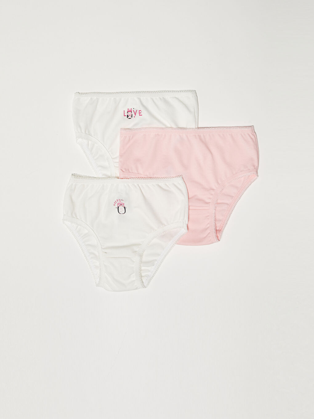 LCW baby Elastic Waist Cotton Baby Girl Panties 3 Pieces -W1DF71Z1-R9J