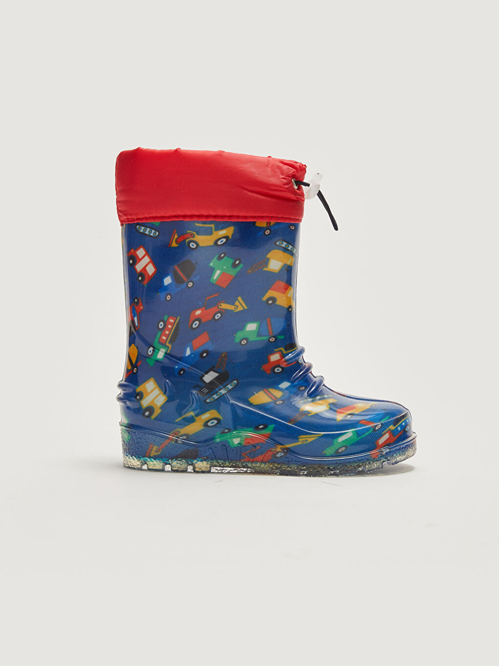 Bedruckter Fleecegefütterter Baby Jungen Gummistiefel-1