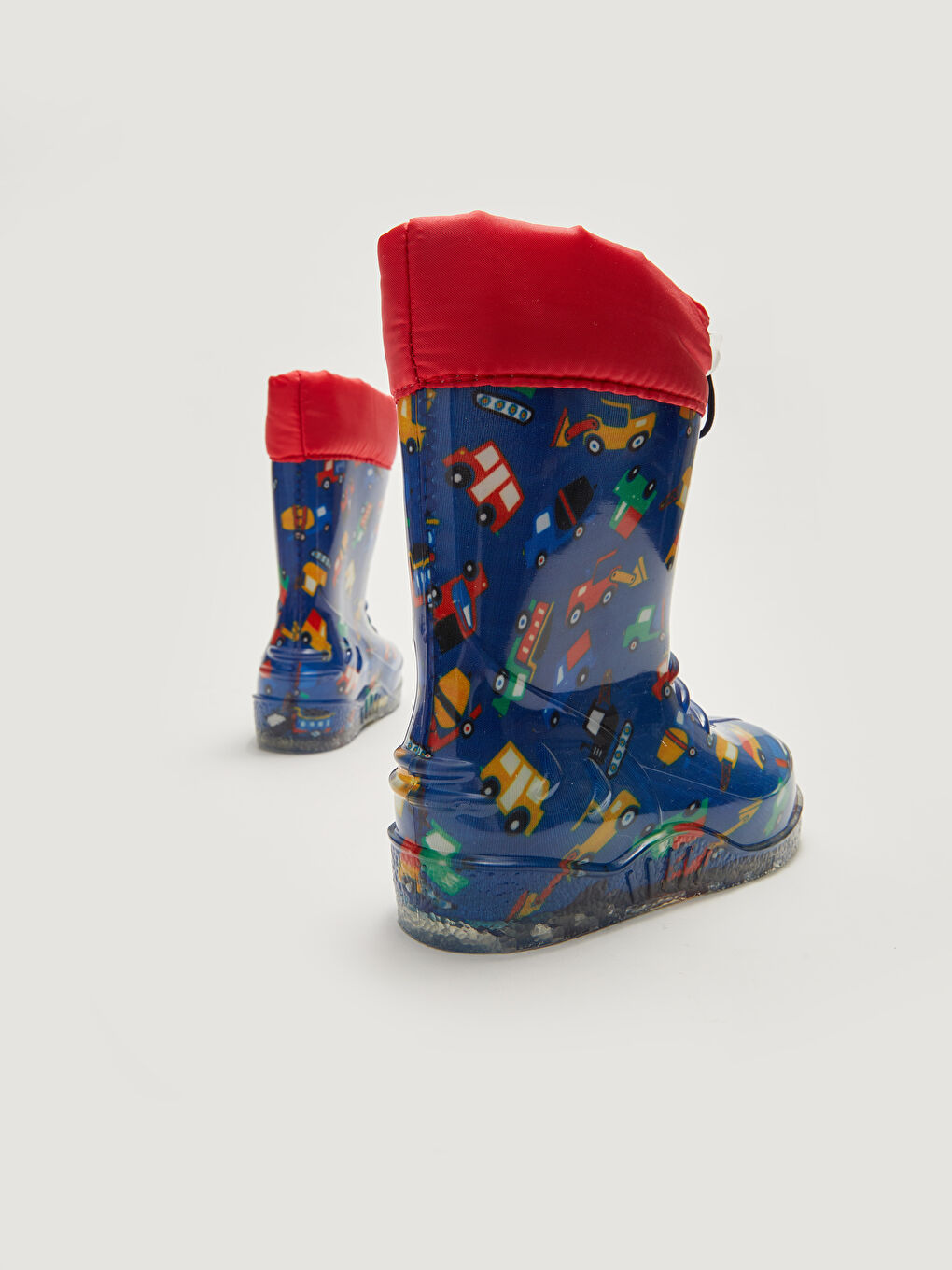 Bedruckter Fleecegefütterter Baby Jungen Gummistiefel-4