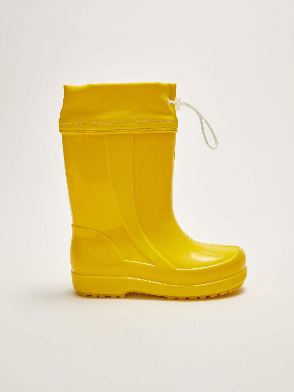 Elastic Lace Up Boys Rain Boots-1
