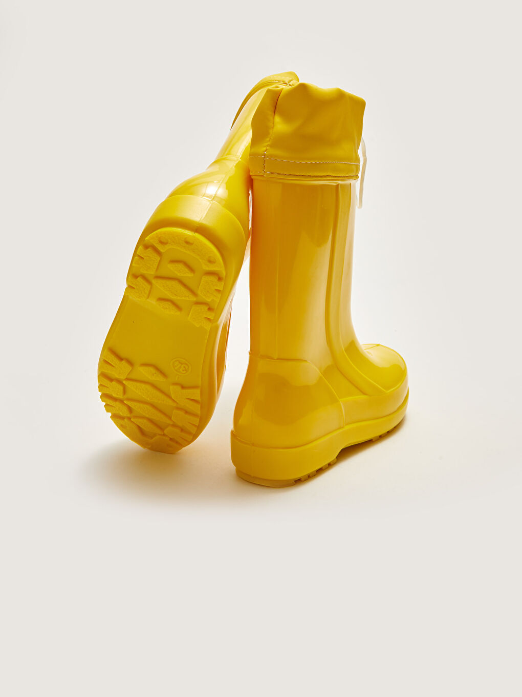 Elastic Lace Up Boys Rain Boots-3