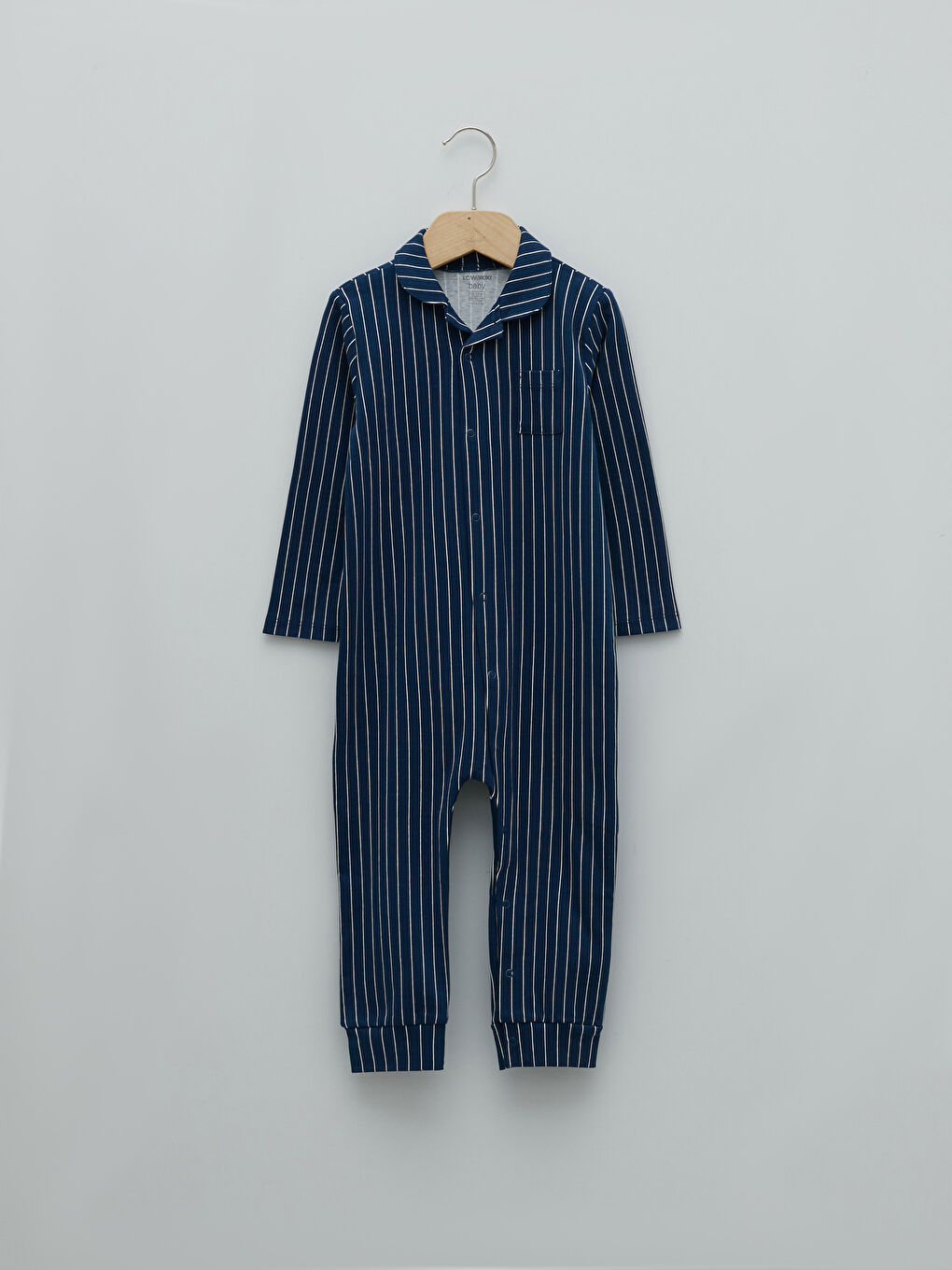 LCW baby Combinaison Bébé Garçon à Rayures à Col Roulé et Manches Longues -W1DH26Z1-LGS
