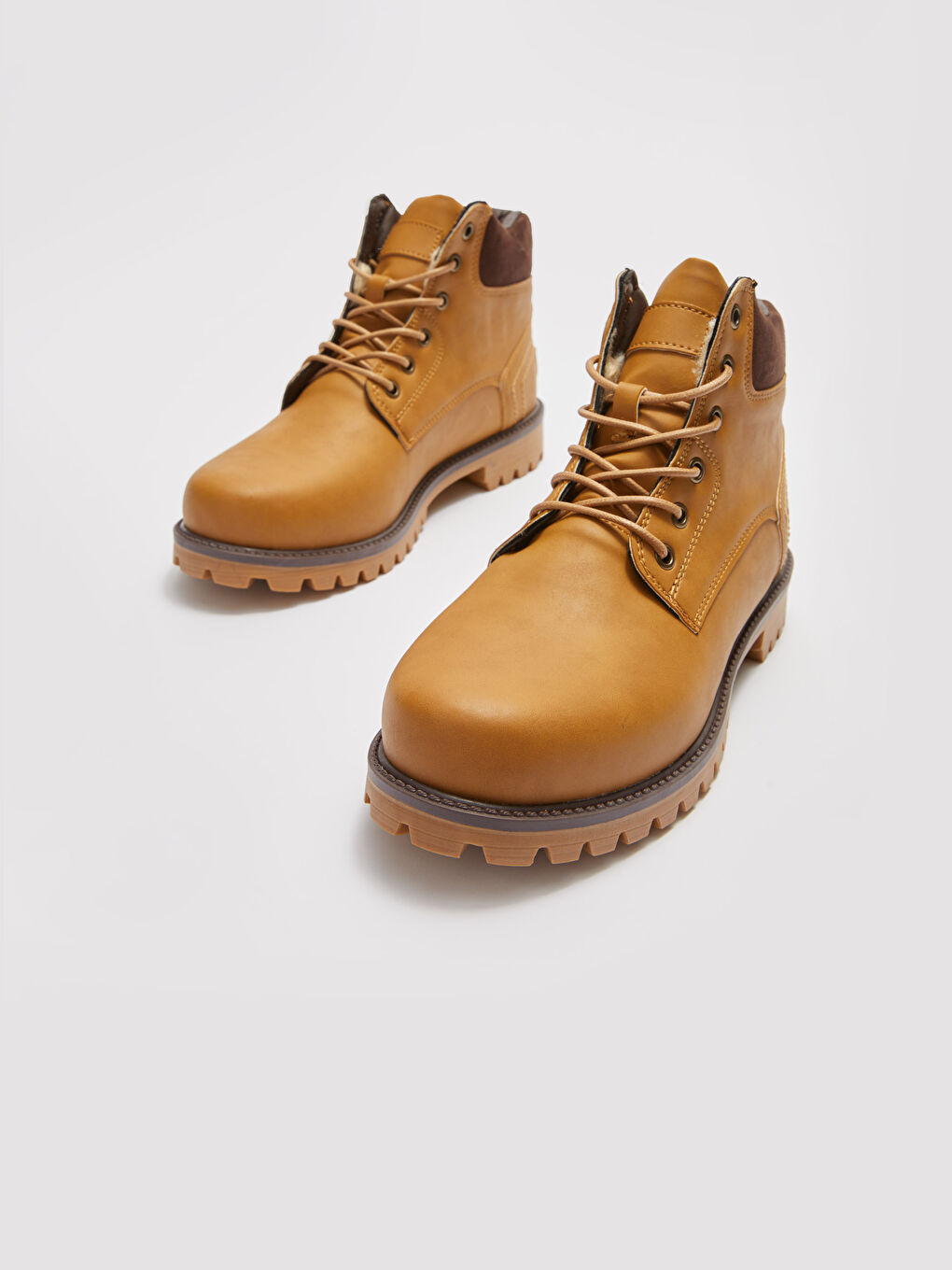 Ghete din Piele Ecologică pentru Bărbați cu Șireturi-2