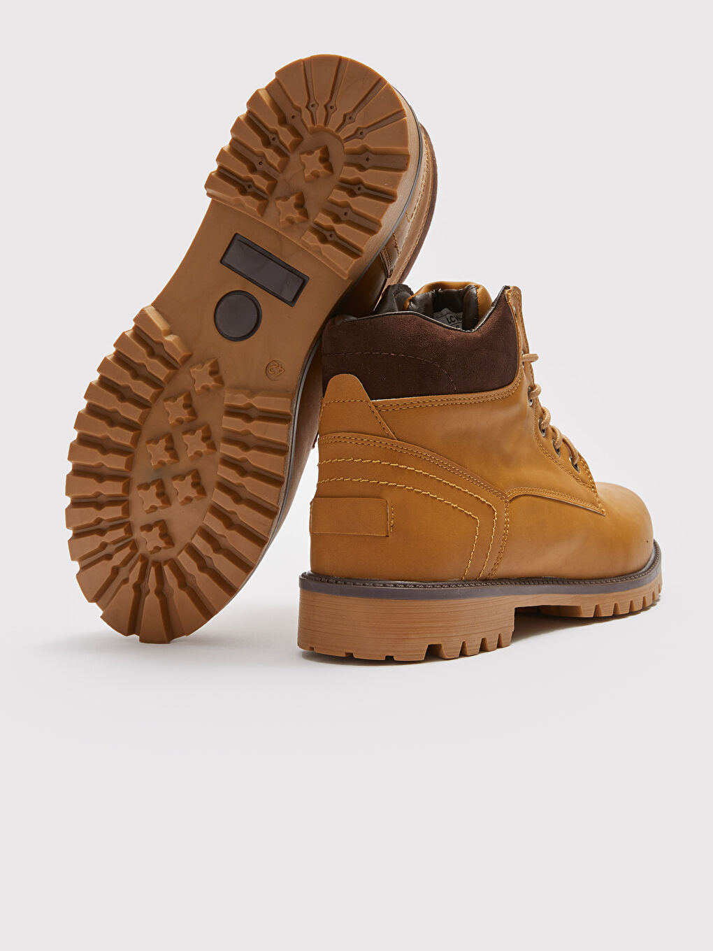 Ghete din Piele Ecologică pentru Bărbați cu Șireturi-3