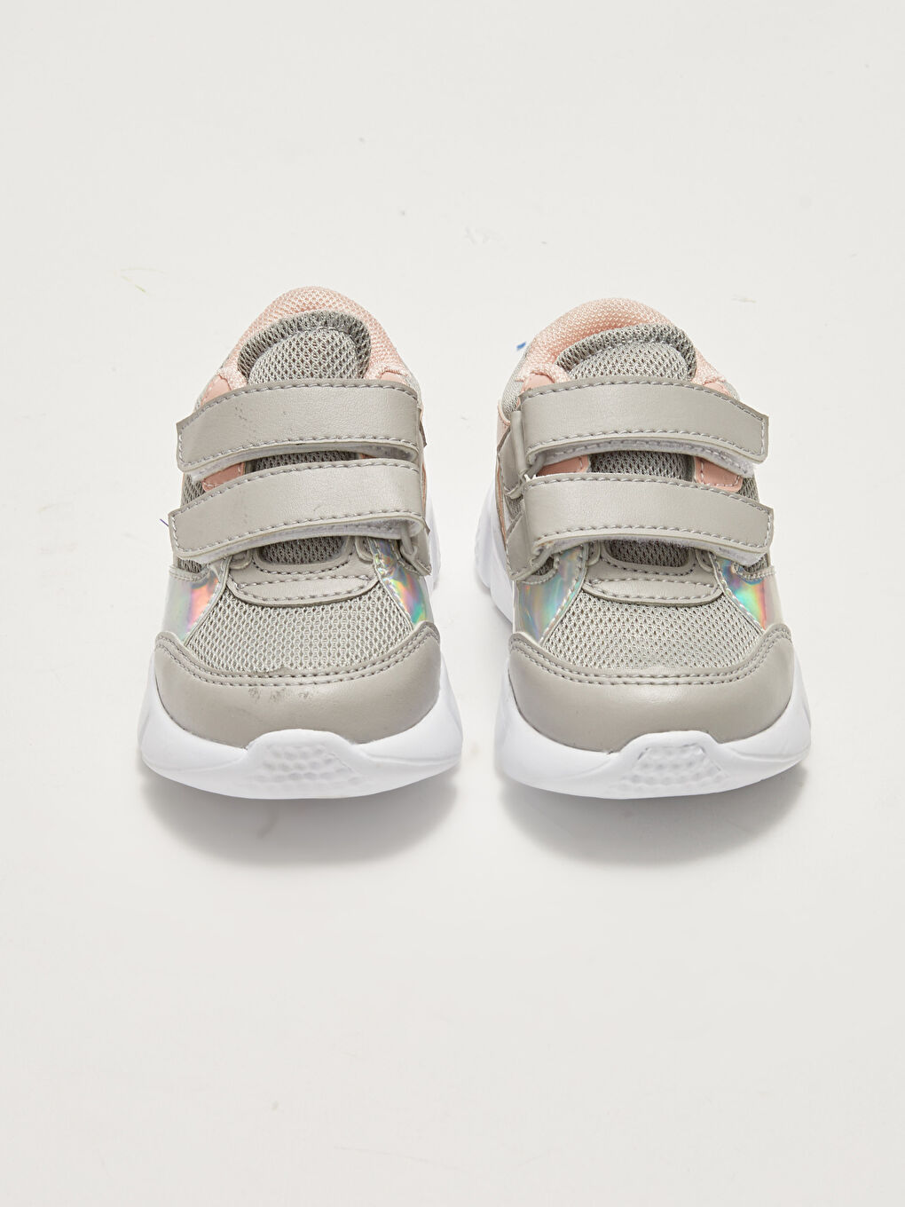 LCW STEPS Hologram Detailed Hook and Loop Closure Baby Girl Sneakers -W1DH71Z1-PVU