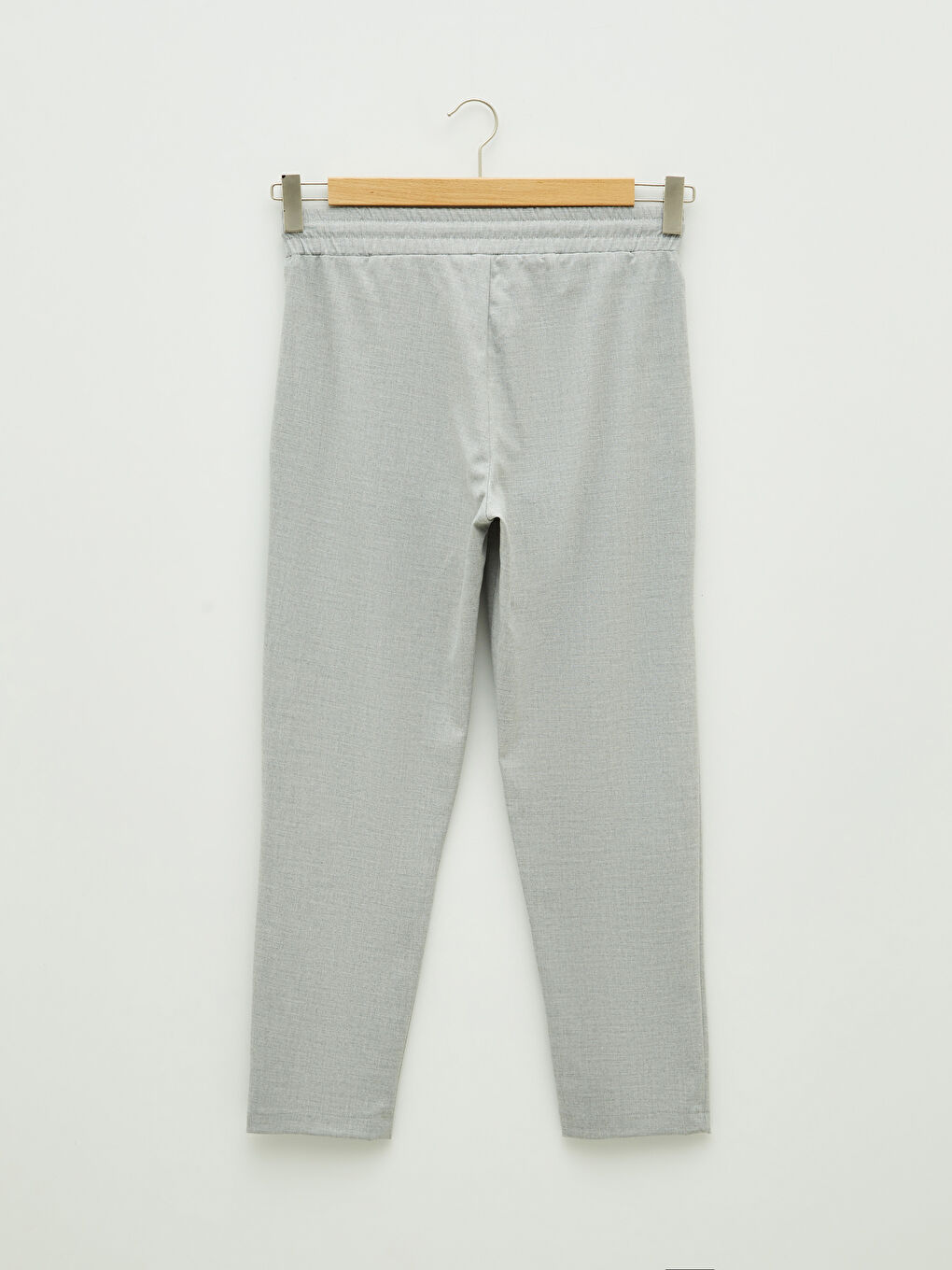 LCW Modest Elastic Waist Straight Pocket Detailed Women's Harem Trousers -W1DH80Z8-RTP