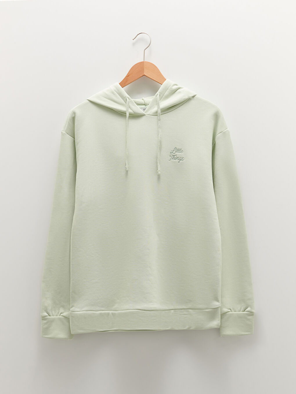 Sweatshirt à Capuche Brodé Manches Longues pour Femmes-10