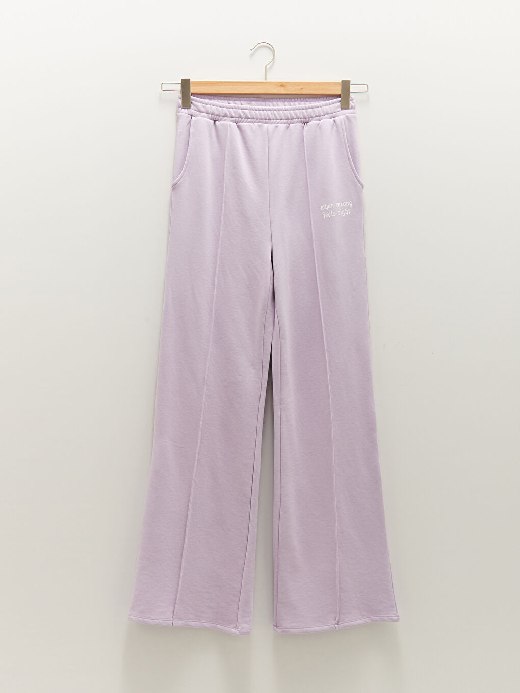 بنطلون رياضي بخصر مطاطي بتفاصيل جيب مطبوع للسيدات-9