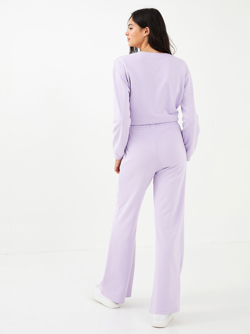 بنطلون رياضي بخصر مطاطي بتفاصيل جيب مطبوع للسيدات-7