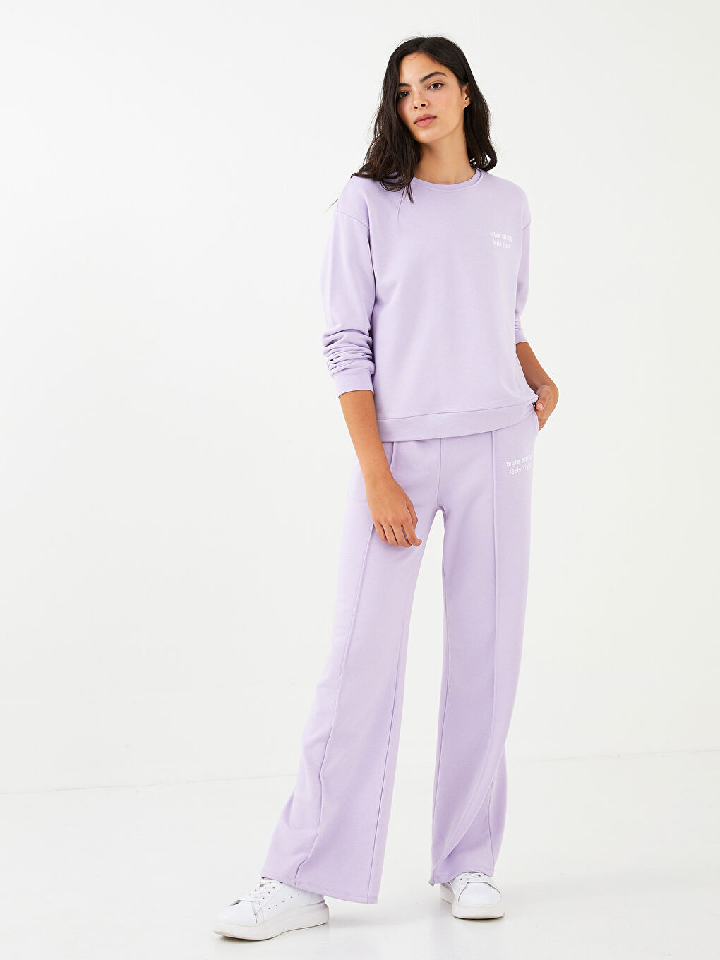 Žena LILA Majica s kapuljačom/Dukserica-7