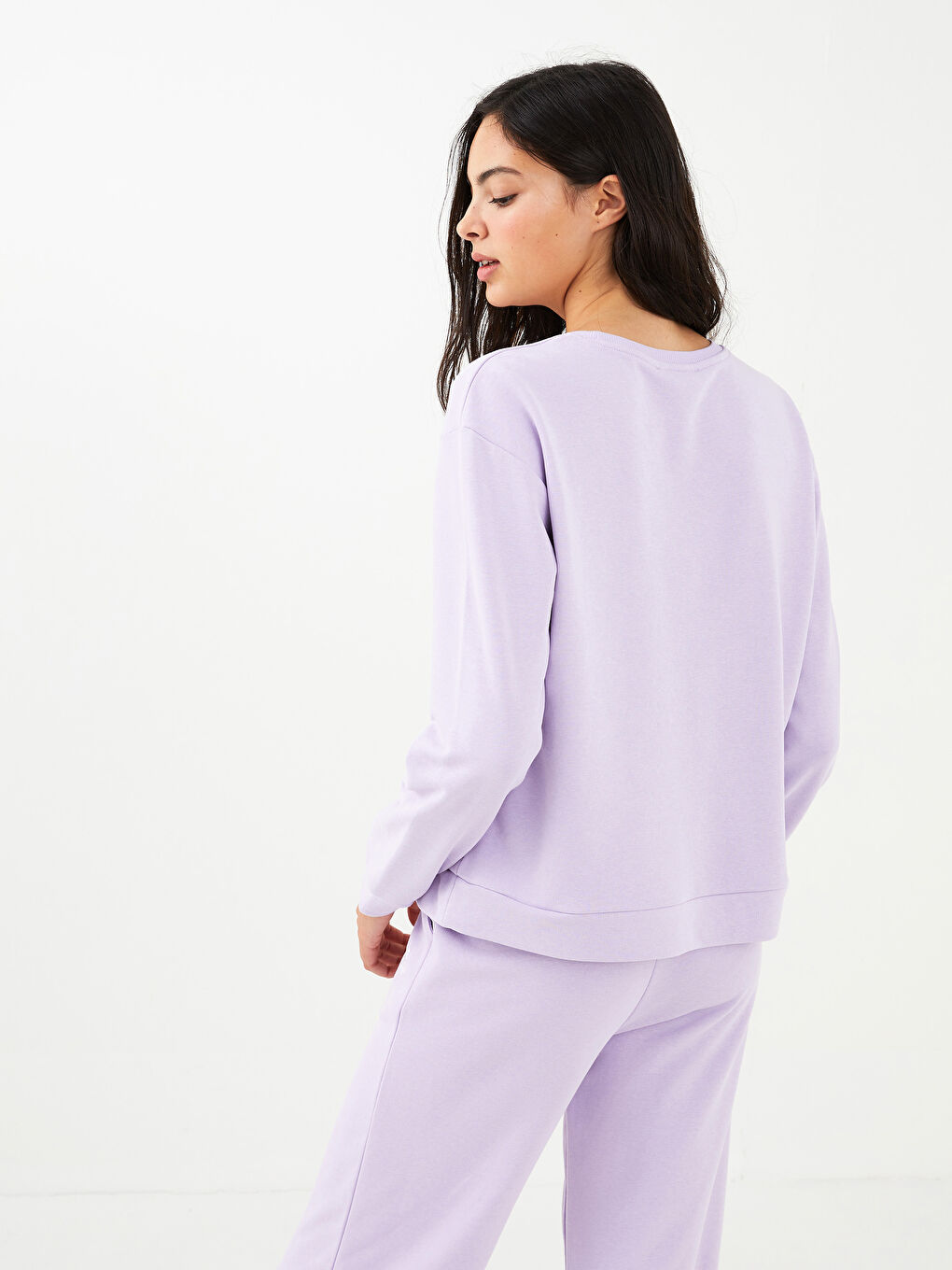 Žena LILA Majica s kapuljačom/Dukserica-9