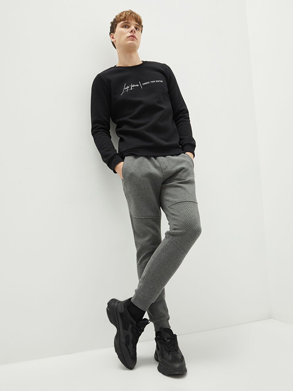 Slim Fit Men's Thick Jogger Sweatpants