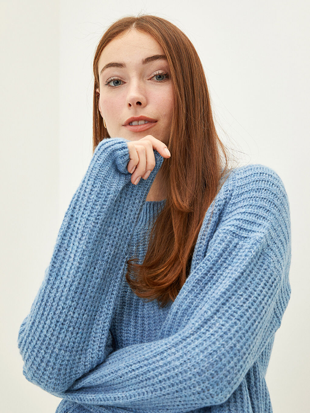 LCWAIKIKI Basic Half Turtleneck Women's Knitwear Sweater -W1DI45Z8-L9C