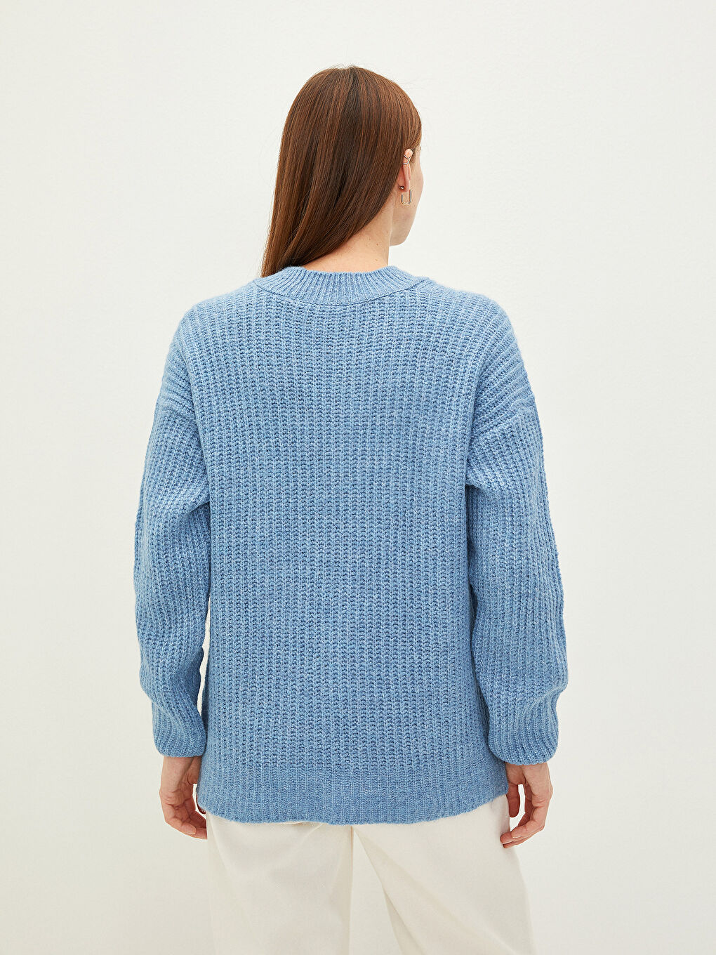 LCWAIKIKI Basic Half Turtleneck Women's Knitwear Sweater -W1DI45Z8-L9C