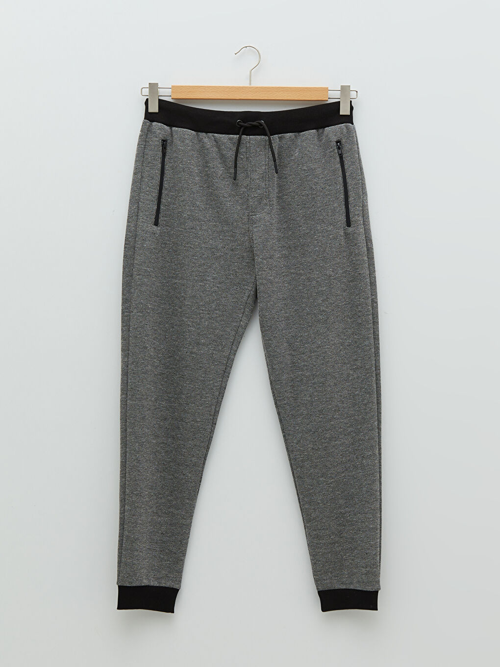 Siyah Slim Fit Erkek Jogger Eşofman Altı-5