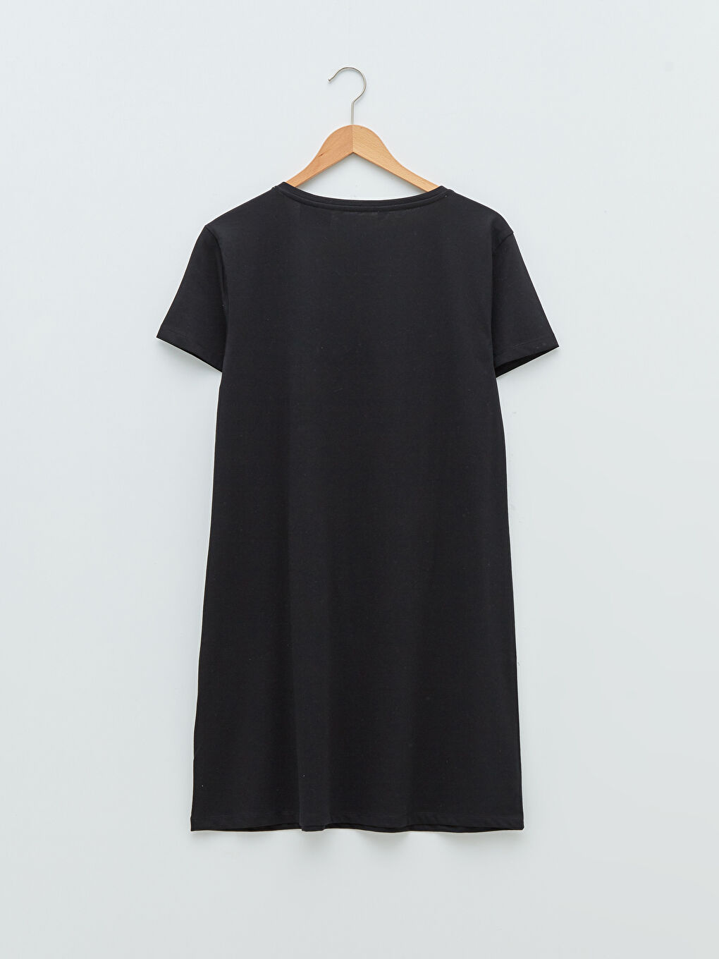 قميص نوم ياقة دائرية مطبوع تويتي كم قصير قطن للسيدات-6