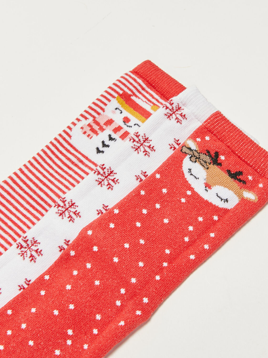 Patterned Girls' Ankle Socks 3-pack-2