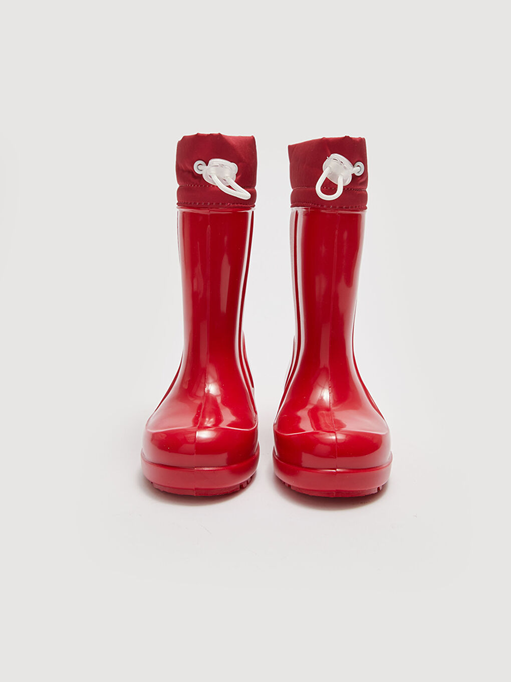 Kırmızı Sıcak Astarlı Kız Çocuk Yağmur Botu-1