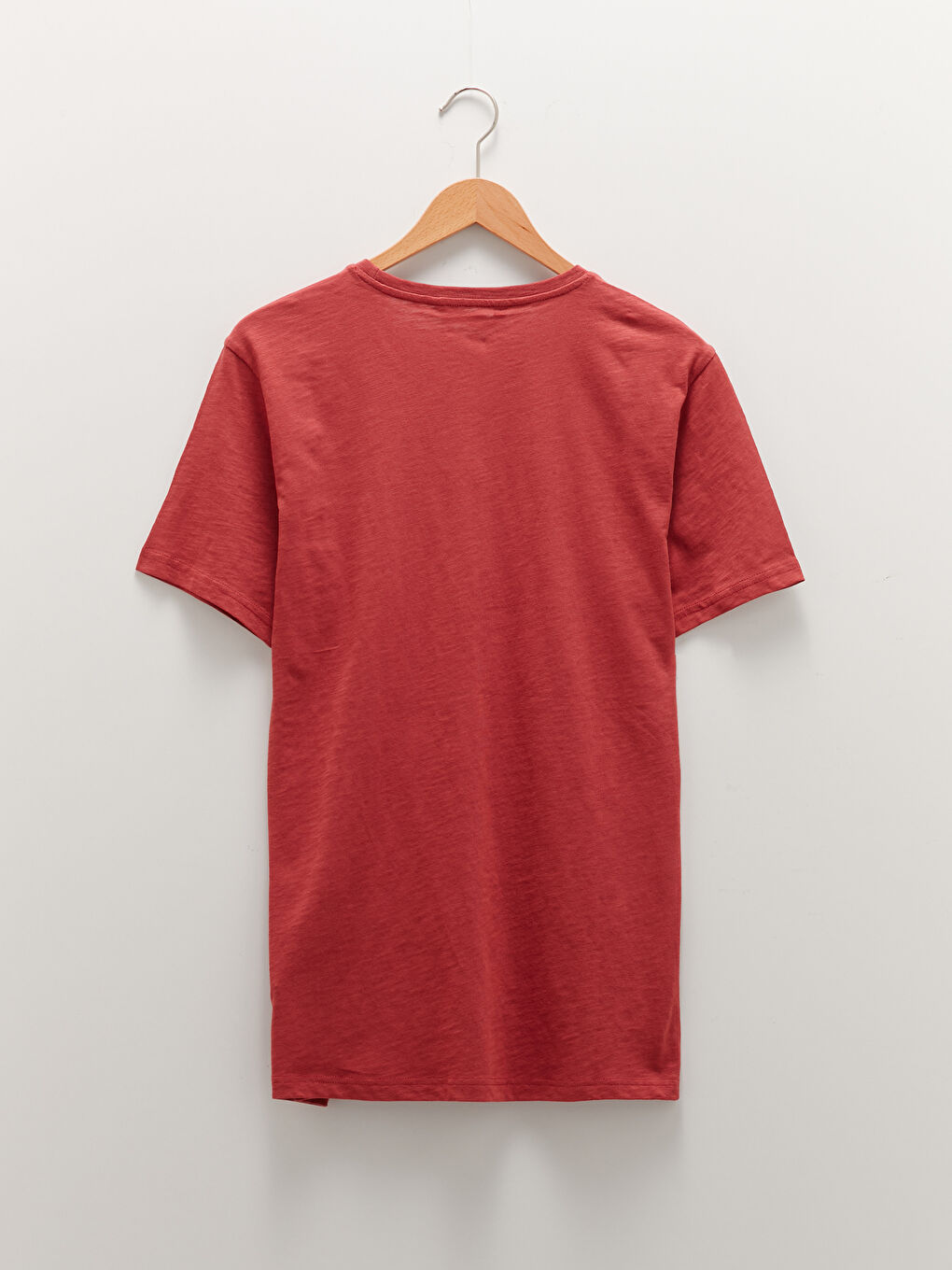 T-shirt pour hommes en coton peigné imprimé à manches courtes et col rond-6