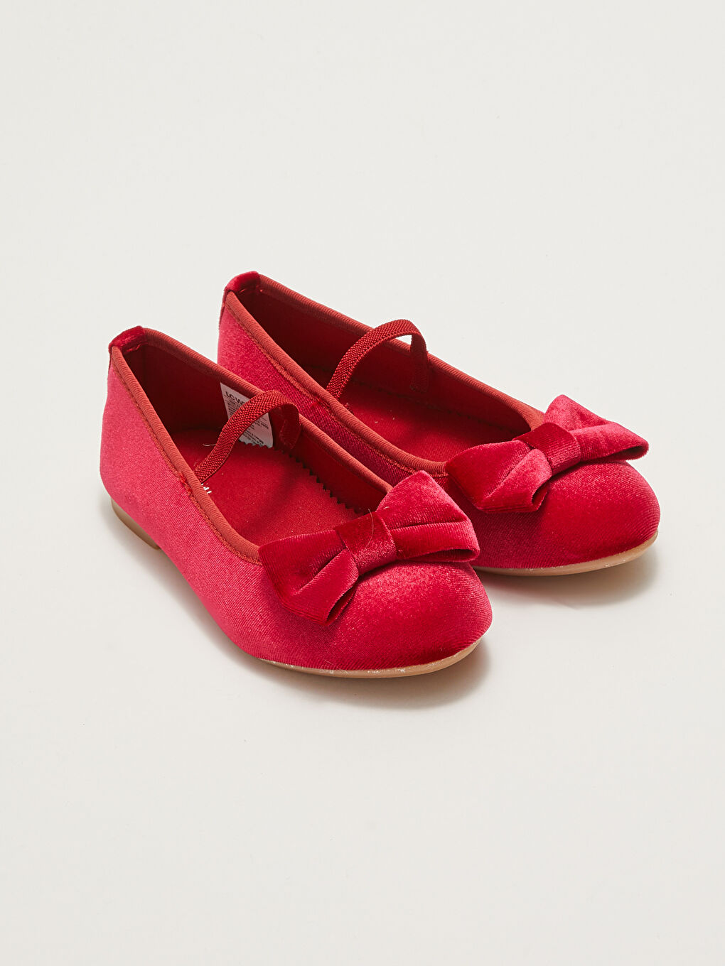 Balerini Fete cu Elastic și Detaliu Fundă