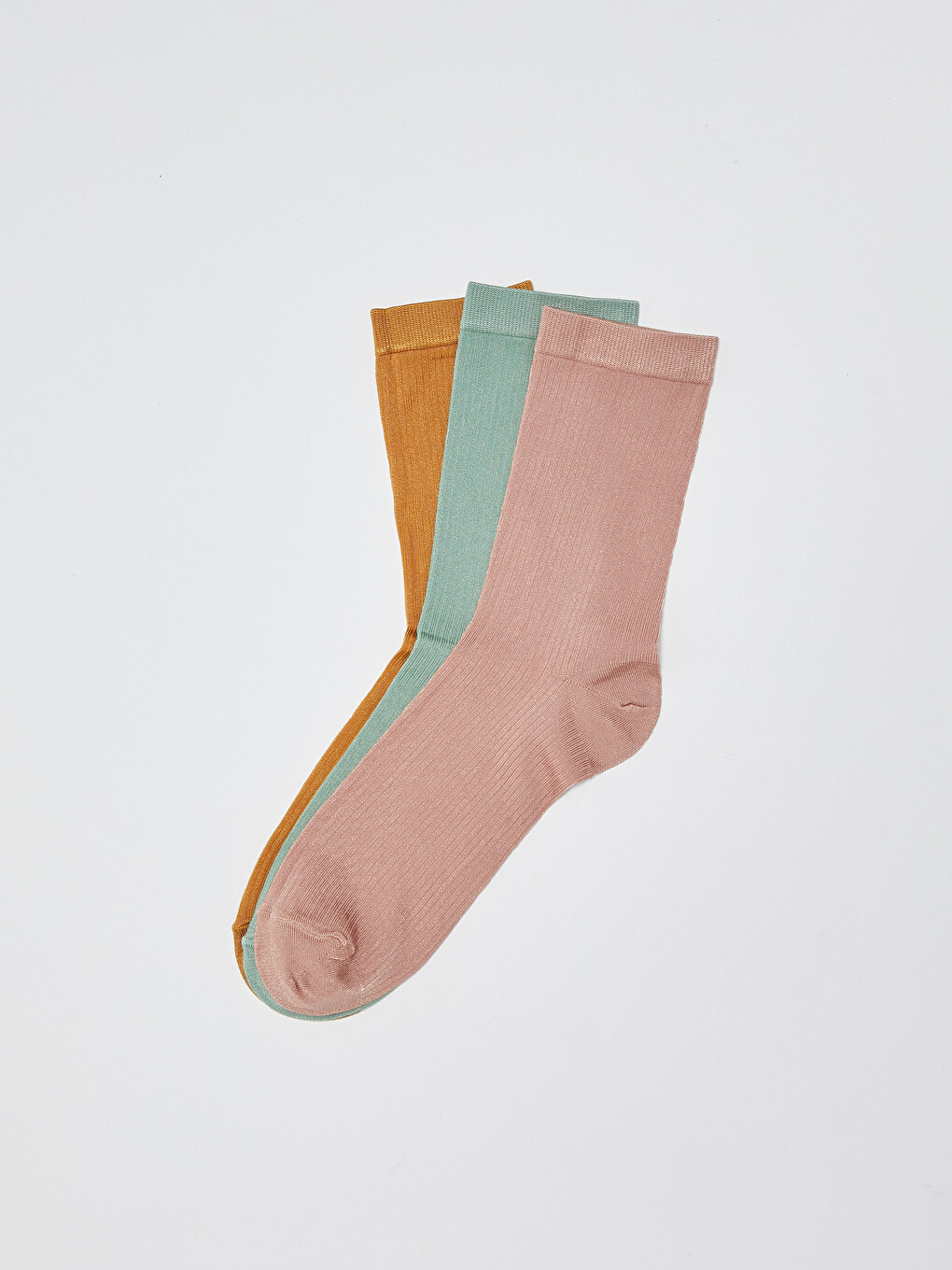 Women's Plain Ankle Socks 3-packs