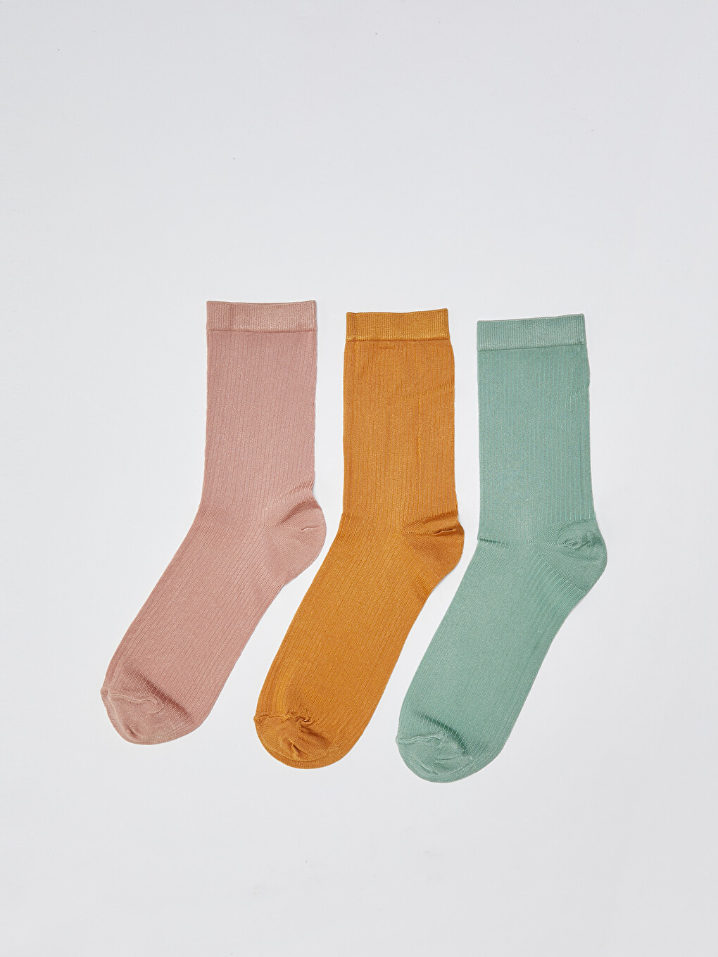 Women's Plain Ankle Socks 3-packs-1