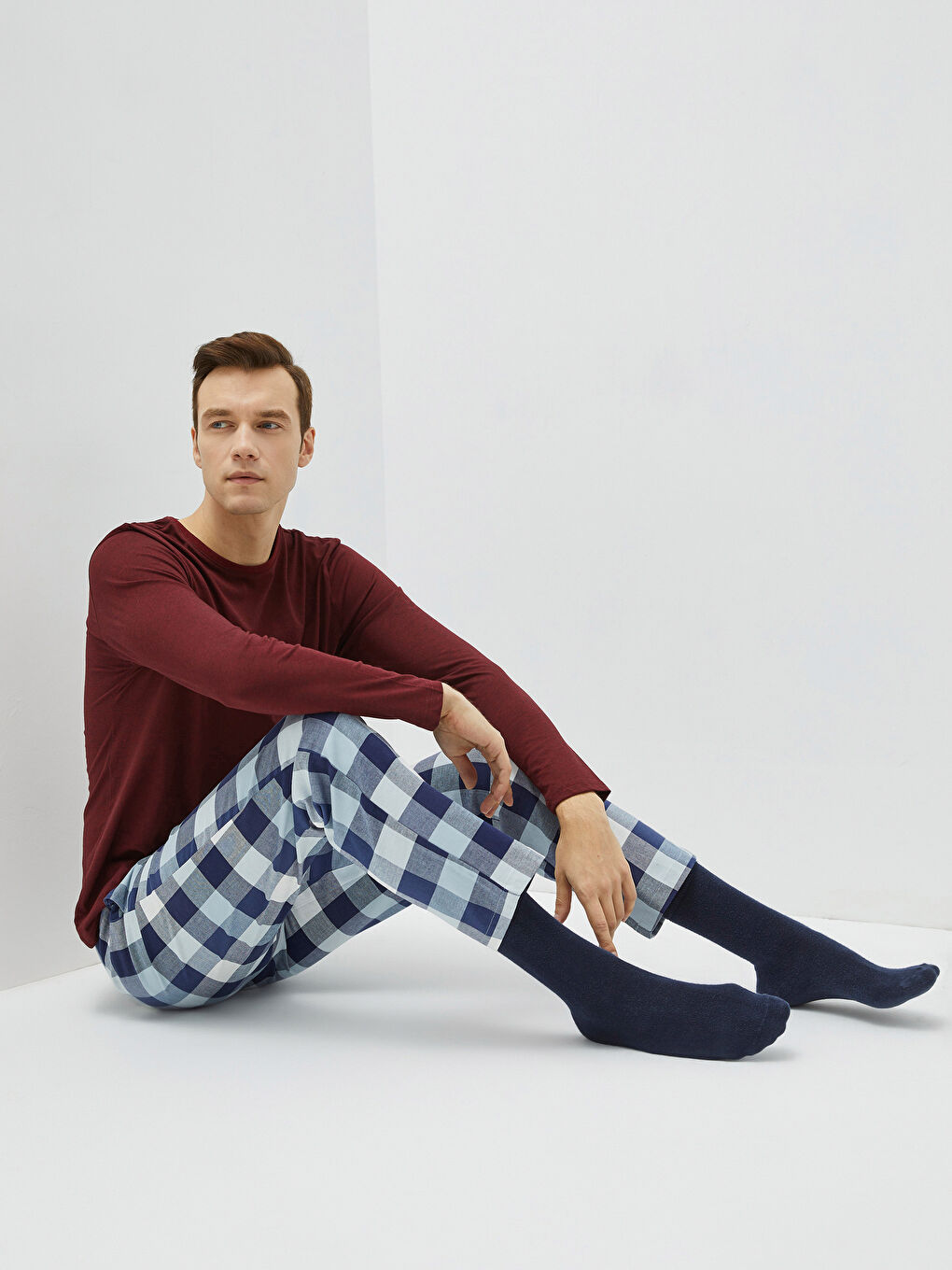 LC WAIKIKI Regular Fit Plaid Men's Pyjama Bottoms -W1DJ87Z8-LSJ