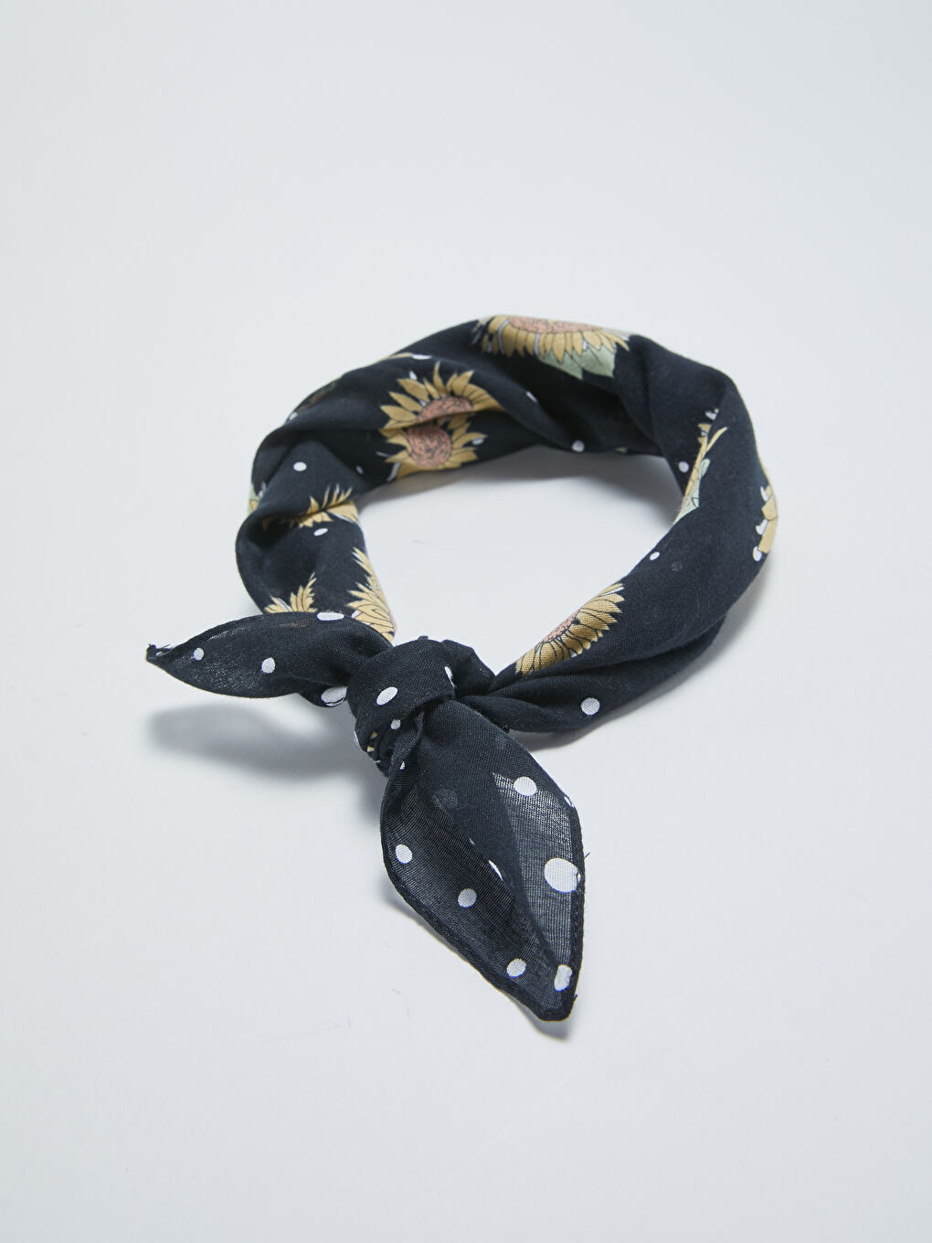 Бандана Женская С Цветочным Принтом-2