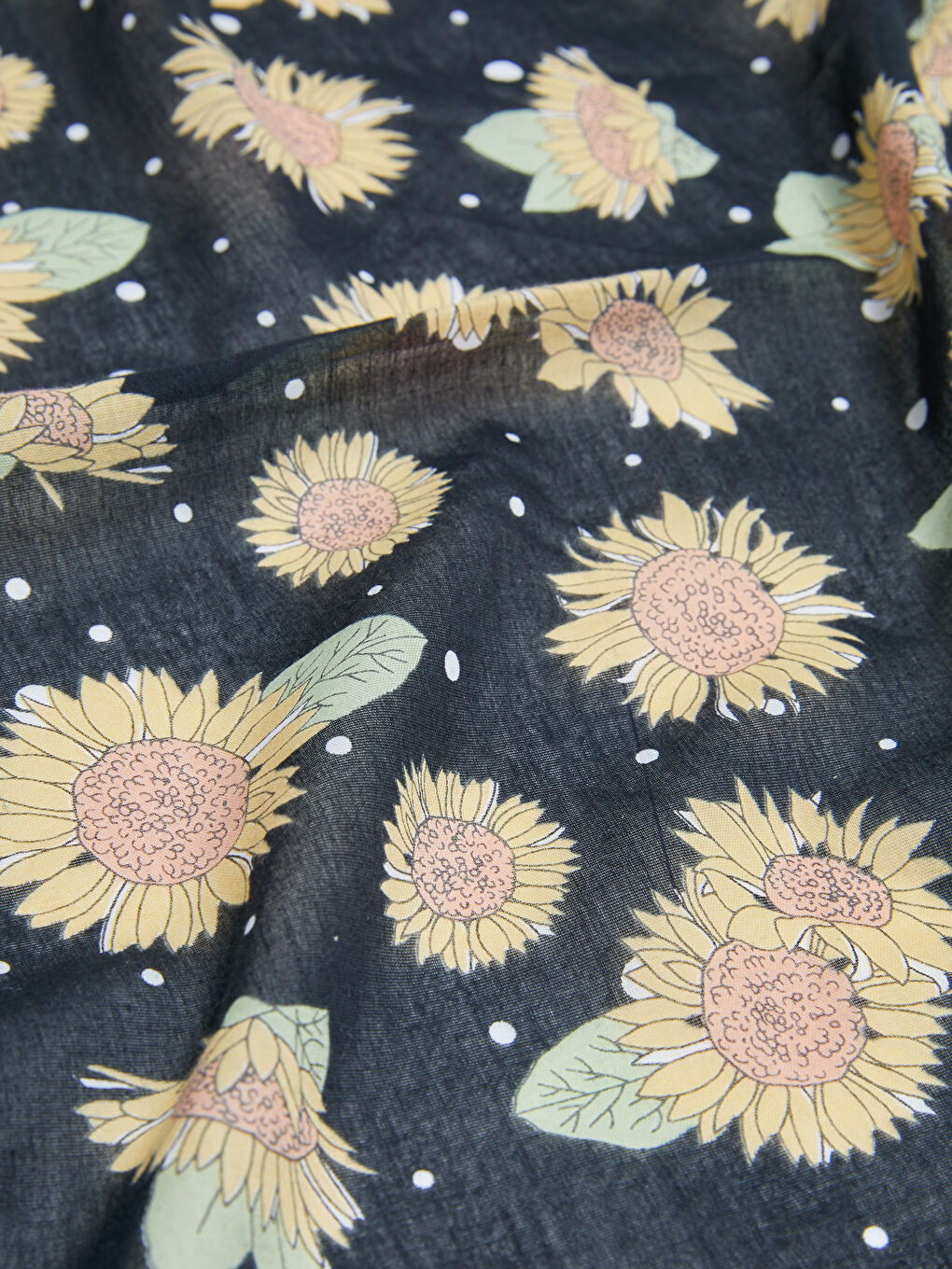 Бандана Женская С Цветочным Принтом-5