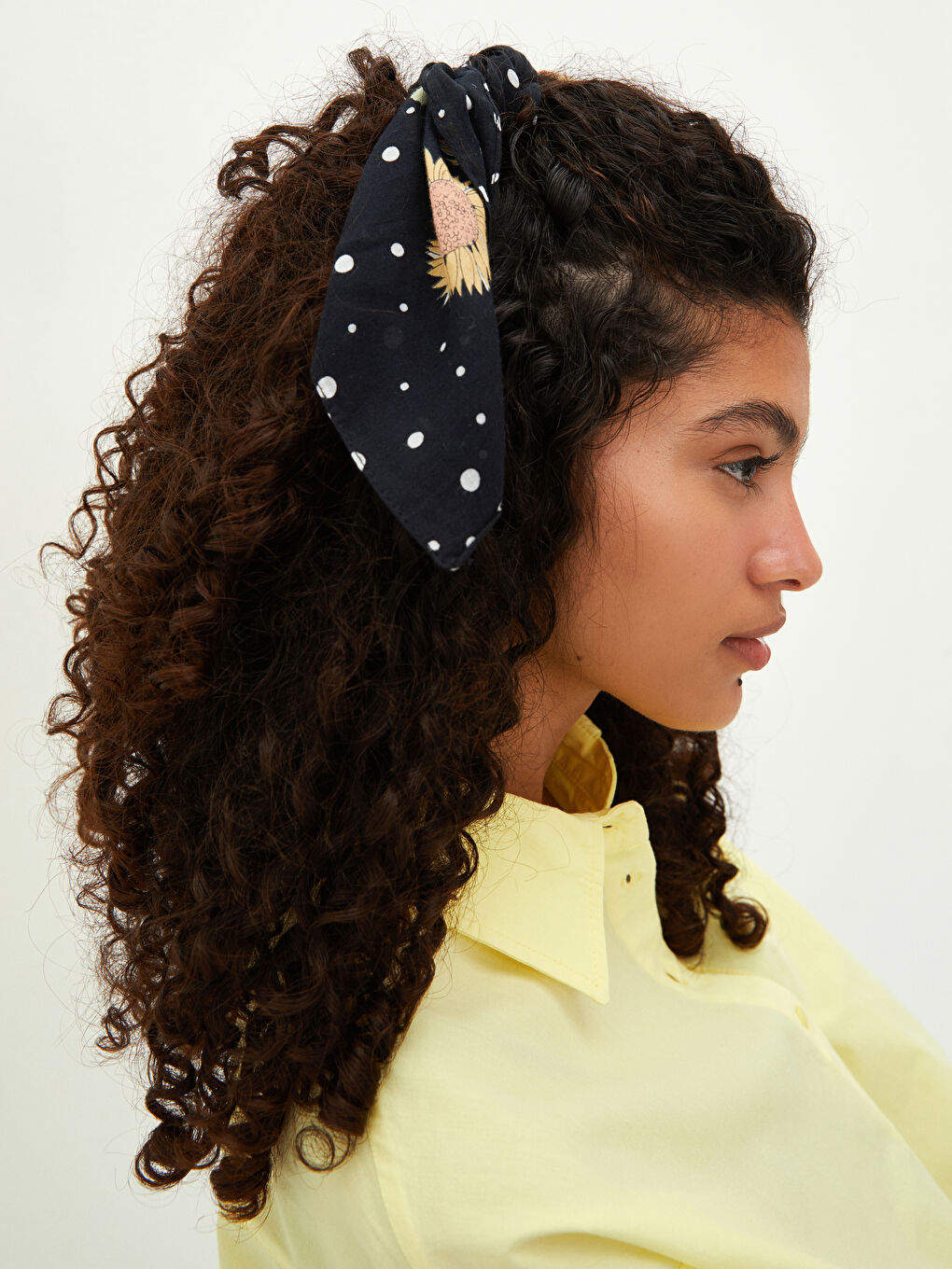 Бандана Женская С Цветочным Принтом