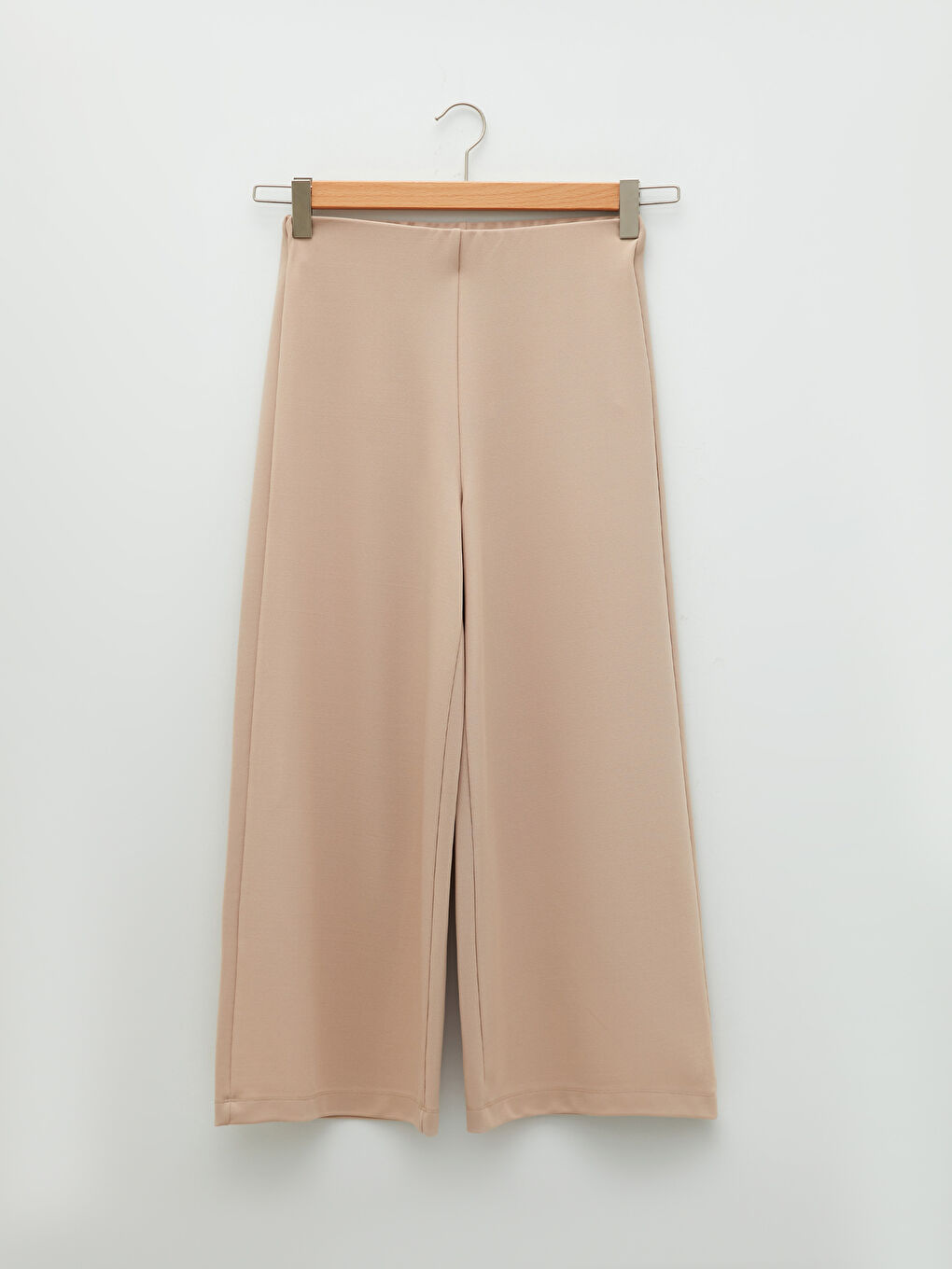 Comfortable Fit Wide Leg Crepe Women's Palazzo Pants-4