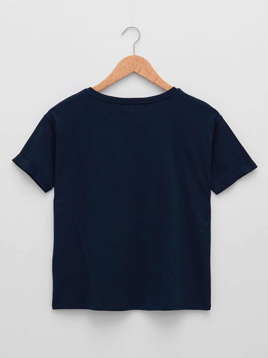 Комплект пижами за жени с къс ръкав и коледна тематика с кръгло деколте-8